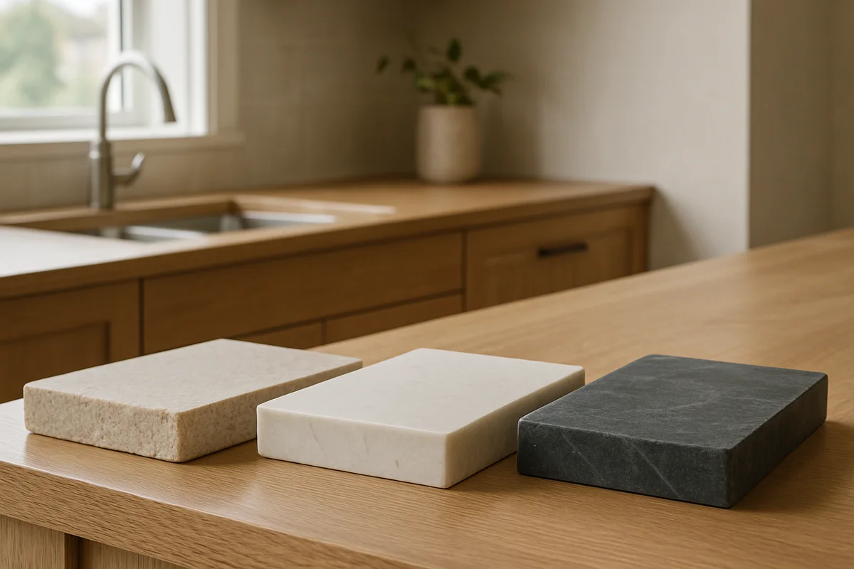 Cover for How to choose a countertop material