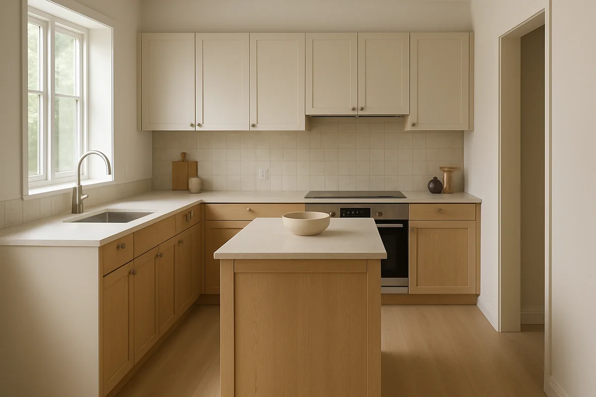 Cover for Check kitchen island size against the aisles